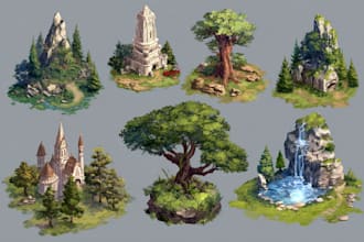 design amazing fantasy landscape