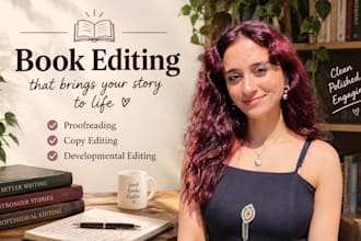 proofread your book or manuscript