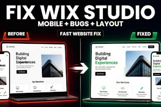 fix wix studio responsive issues, breakpoints, mobile layout bugs, wix redesign
