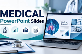 create medical powerpoint slides for clear visual communication in research use