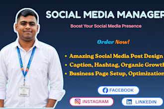 be your social media manager and content strategist