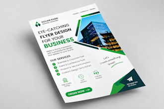 design professional business, medical and education flyers