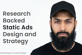 be your static ad specialist and creative strategist