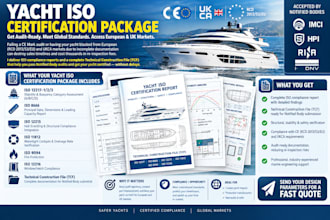 prepare yacht iso certification report for ce mark notified body audit