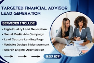 generate financial planning leads, financial advisor, retirement planning leads