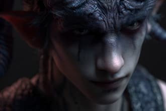 create a fantasy horror full body character