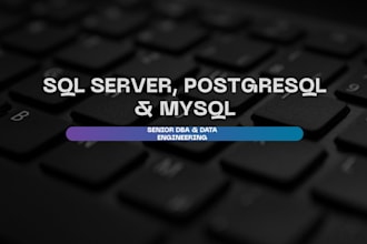 sql server, mysql performance tuning and dba tasks