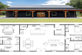design barndominium plans, pole barn, shed and timber framing drawings