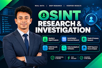 conduct comprehensive osint research and investigation