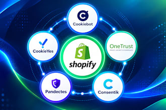 shopify cookie consent banner gdpr compliant and google consent mode v2 setup