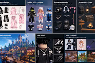 2d fashion roblox ugc clothing accessories roblox model poly assets environment