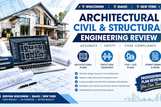 architect review civil and structural engineering review in wisconsin idaho ny