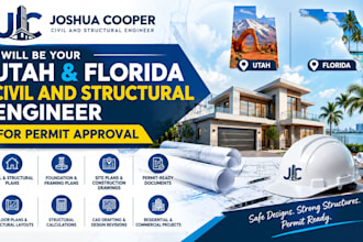be your utah and florida civil and structural engineer for permit approval