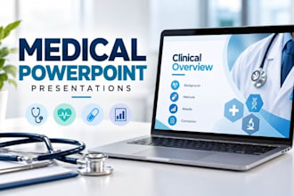 design medical powerpoint slides for healthcare professionals and research
