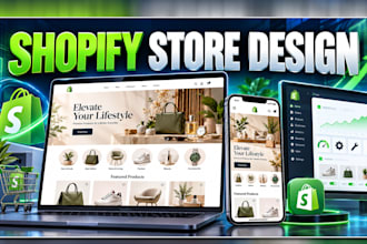 do store design and shopify development or maintenance and management