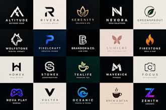 design a luxury geometric design and  luxury minimalist logo