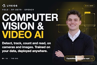 build custom computer vision and object detection systems