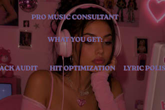 give professional feedback on your music
