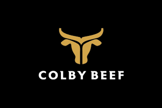 agriculture dairy farm cow logo design 24 hours