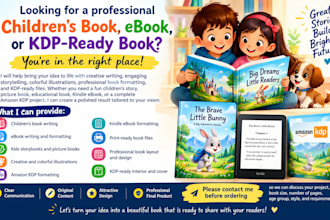 write and format a professional ebook for amazon KDP