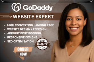 godaddy website, godaddy website design godaddy website redesign develop godaddy
