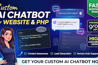integrate a custom ai chatbot using groq or gemini