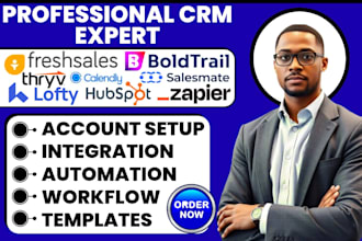 setup freshsales boldtrail lofty thryv hubspot crm salesmate zapier integration