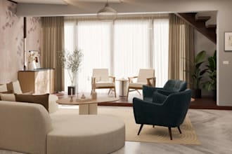 interior design 3d modeling and rendering