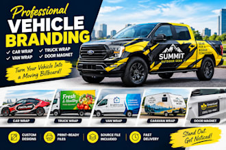 do vechile branding,branding, caravan,full car door magnet,truck wrap design