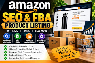 write seo optimized amazon product listing with bullet points and description