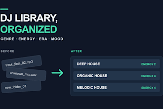 organize your dj music library by genre energy era and mood