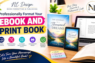 professionally format your ebook and print book