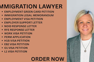 be your immigration lawyer for work visas, employment petitions and green cards
