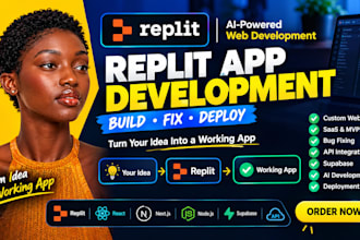 build, fix and deploy your replit web app