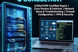 do professional network setup cisco switches and mikrotik router configuration
