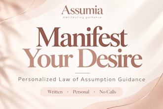 provide manifestation and law of assumption coaching