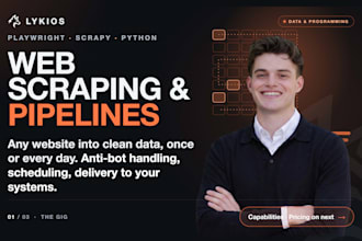 do python web scraping and data extraction
