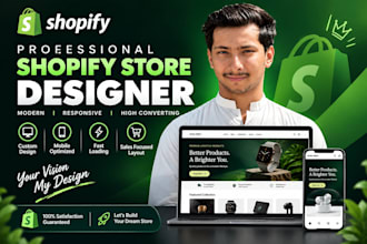 design or redesign a premium shopify store