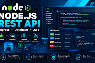 build rest apis using node js and express js