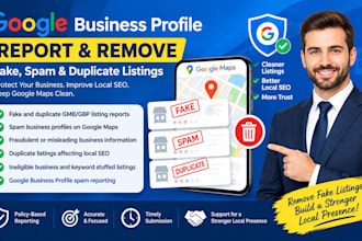 report and remove spam gmb profile listing remove fake duplicate gmb profile