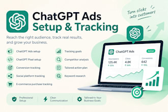 set up chatgpt ads, pixel, conversion API and tracking