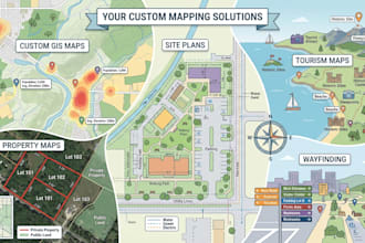 create campus, event, wedding, marathon, resort and venue maps worldwide