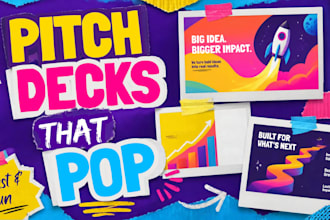 design a professional pitch deck presentation