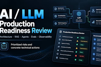 review your ai or llm system for production readiness
