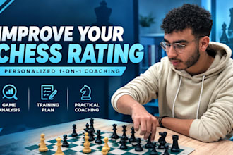 be your 2400 rated chess coach and improve your rating