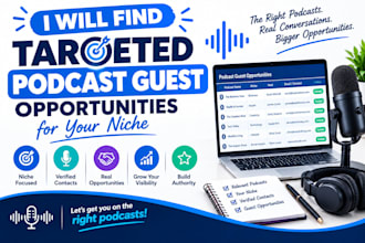 find targeted podcast guest opportunities for your niche