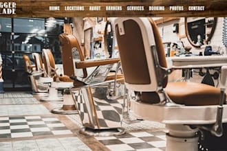 build squarespace barber shop website tattoo artist website beauty salon website