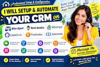 wise agent real geeks resimpli crm liondesk freshsales salesmate ixact contact