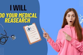 write medical research articles and healthcare web content