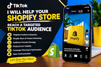 promote your shopify store to a targeted tiktok audience